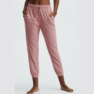 FABLETICS Terra Pink Go-To Waffle Sweatpant Relaxed Lounge Comfy Joggers Size S